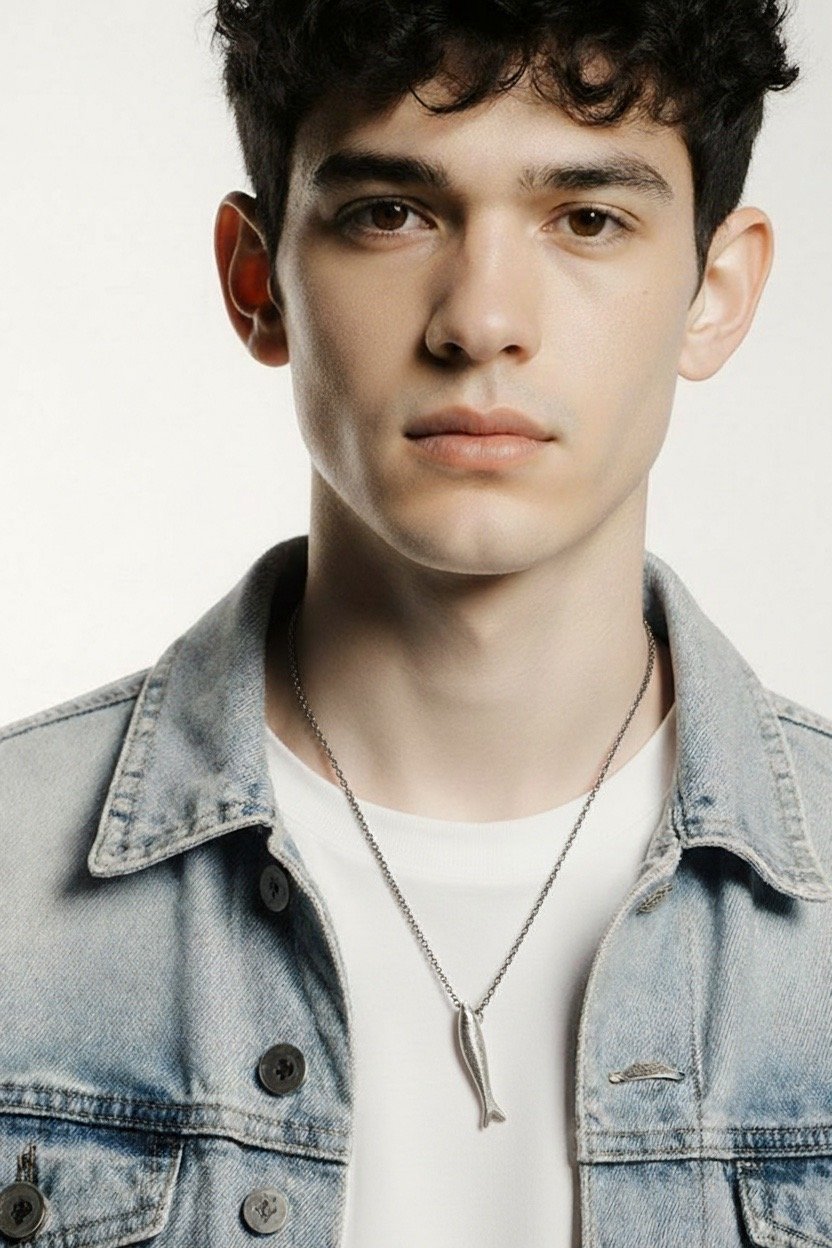 Marida χειροποίητο ασημένιο 925 γλυπτό μενταγιόν - Image 2