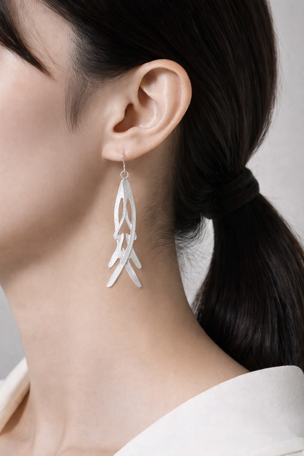 elysian ασημένια σκουλαρίκια - Image 2