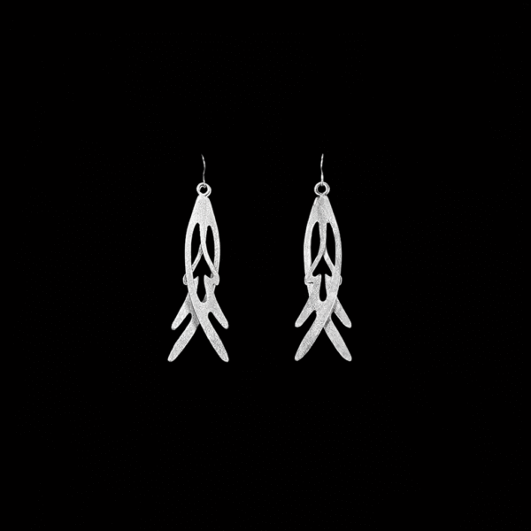 elysian ασημένια σκουλαρίκια