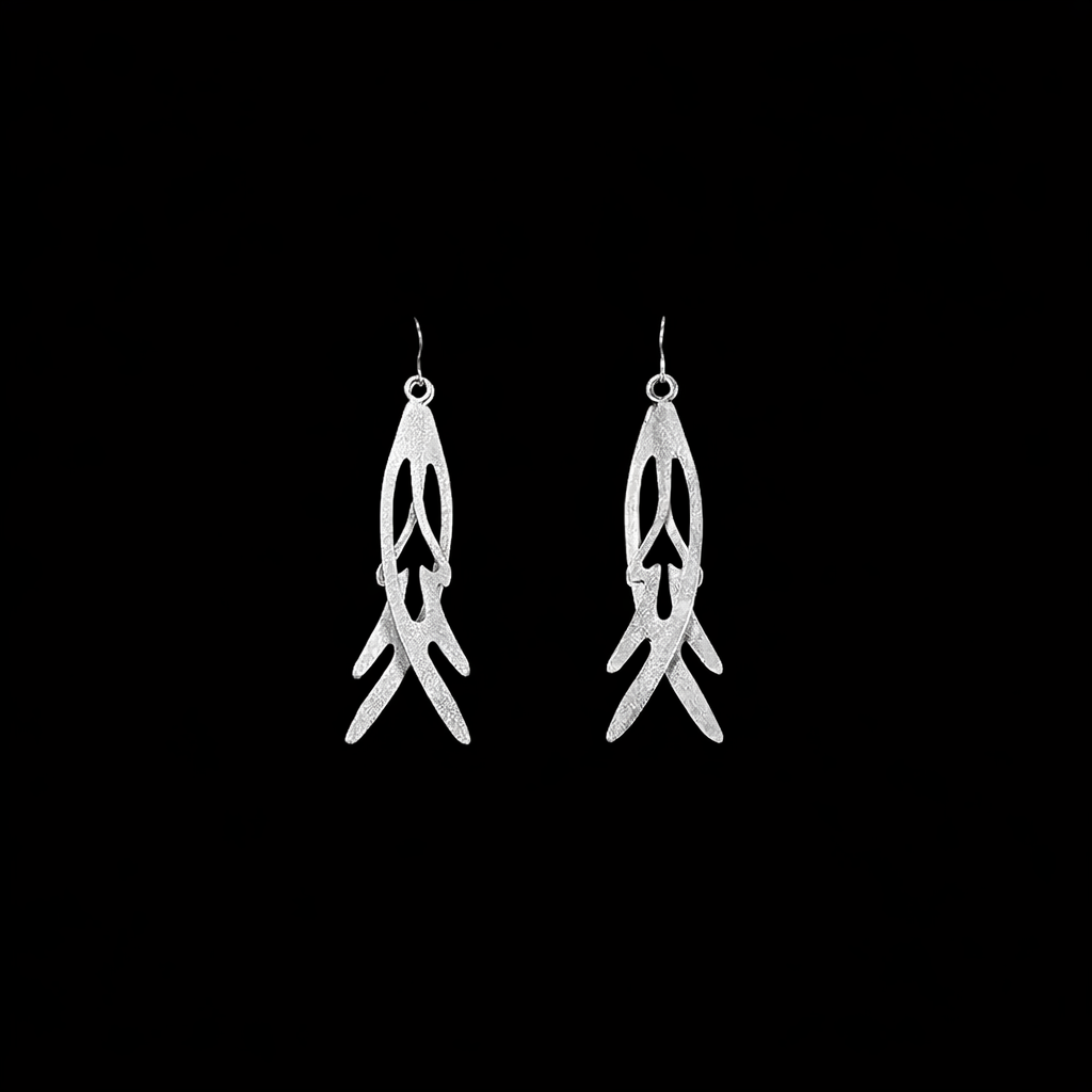 elysian ασημένια σκουλαρίκια