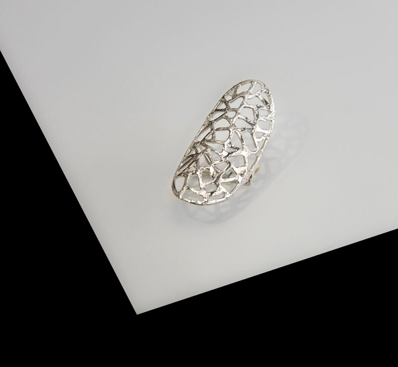 diakladosis ring χειροποίητο ασημένιο δαχτυλίδι - Image 2