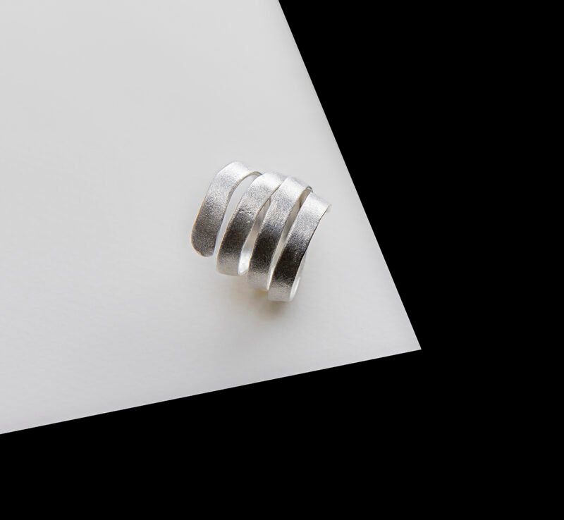 spira ring χειροποίητο ασημένιο 925 δαχτυλίδι