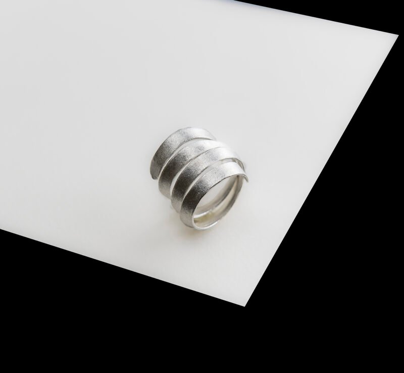 spira ring χειροποίητο ασημένιο 925 δαχτυλίδι - Image 2