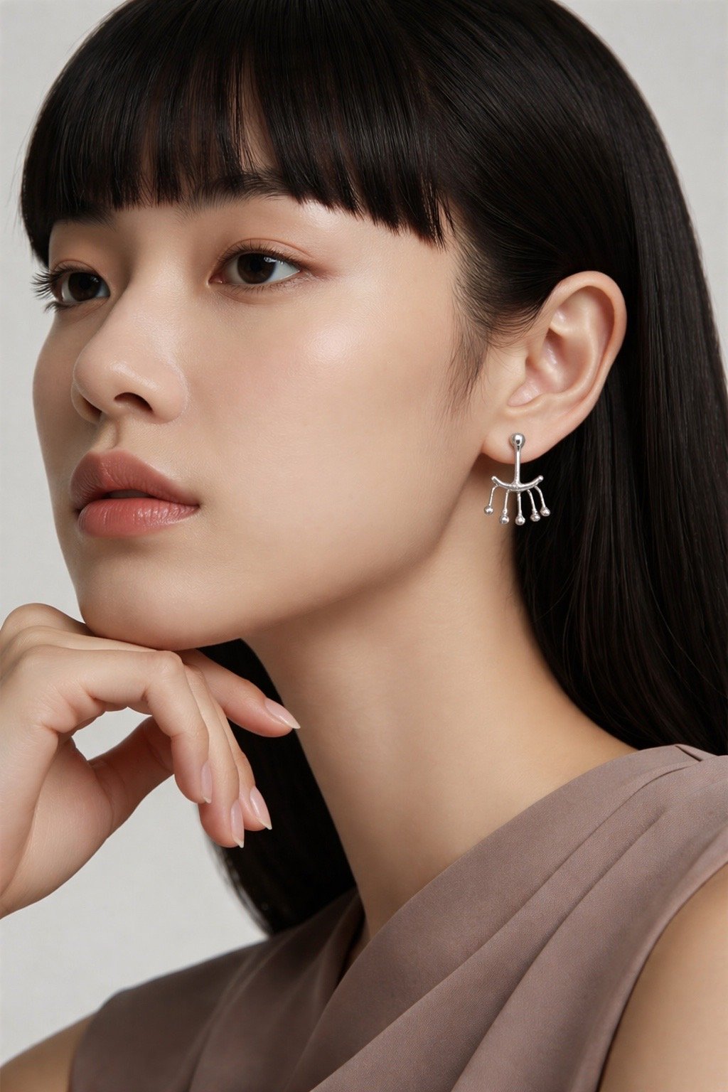 balance χειροποίητα ασημένια σκουλαρίκια - Image 2