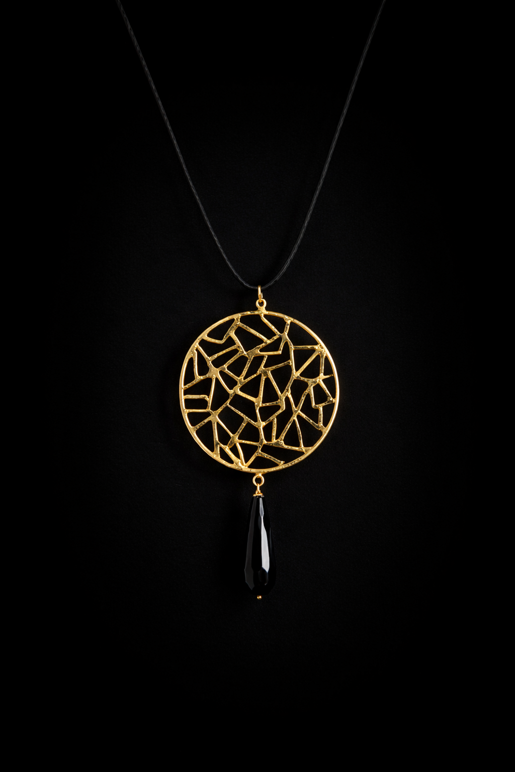 diakladosis gold χειροποίητο ασημένιο 925 μενταγιόν με επιχρύσωση