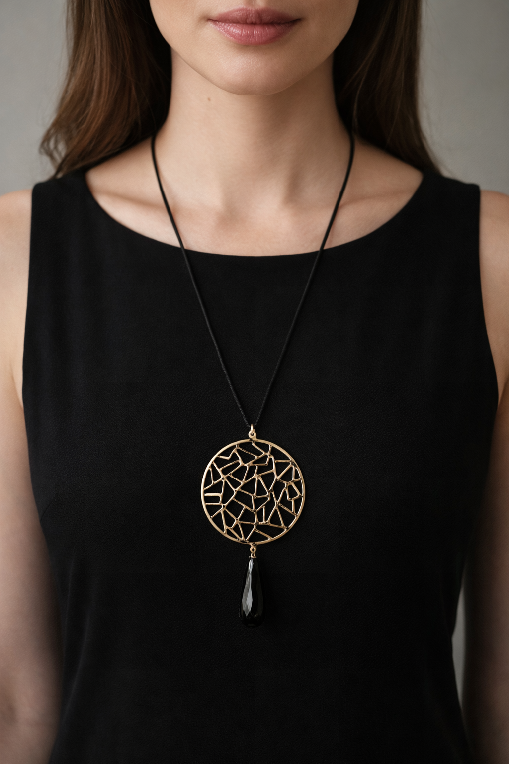 diakladosis gold χειροποίητο ασημένιο 925 μενταγιόν με επιχρύσωση - Image 2