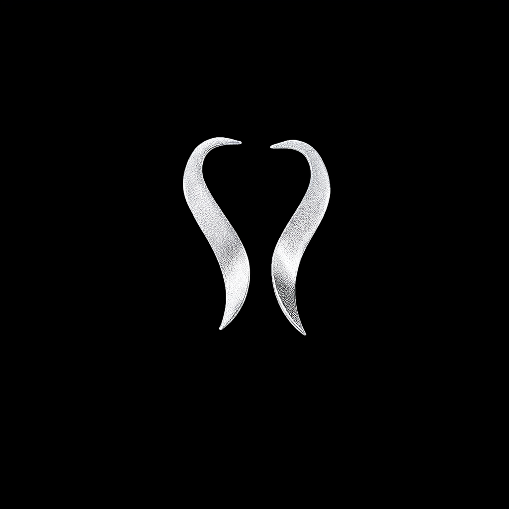 duende χειροποίητα ασημένια σκουλαρίκια