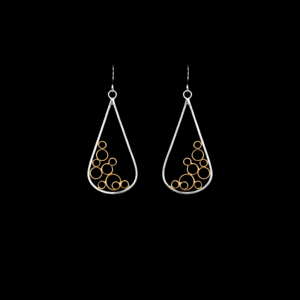 feelings χειροποίητα ασημένια σκουλαρίκια