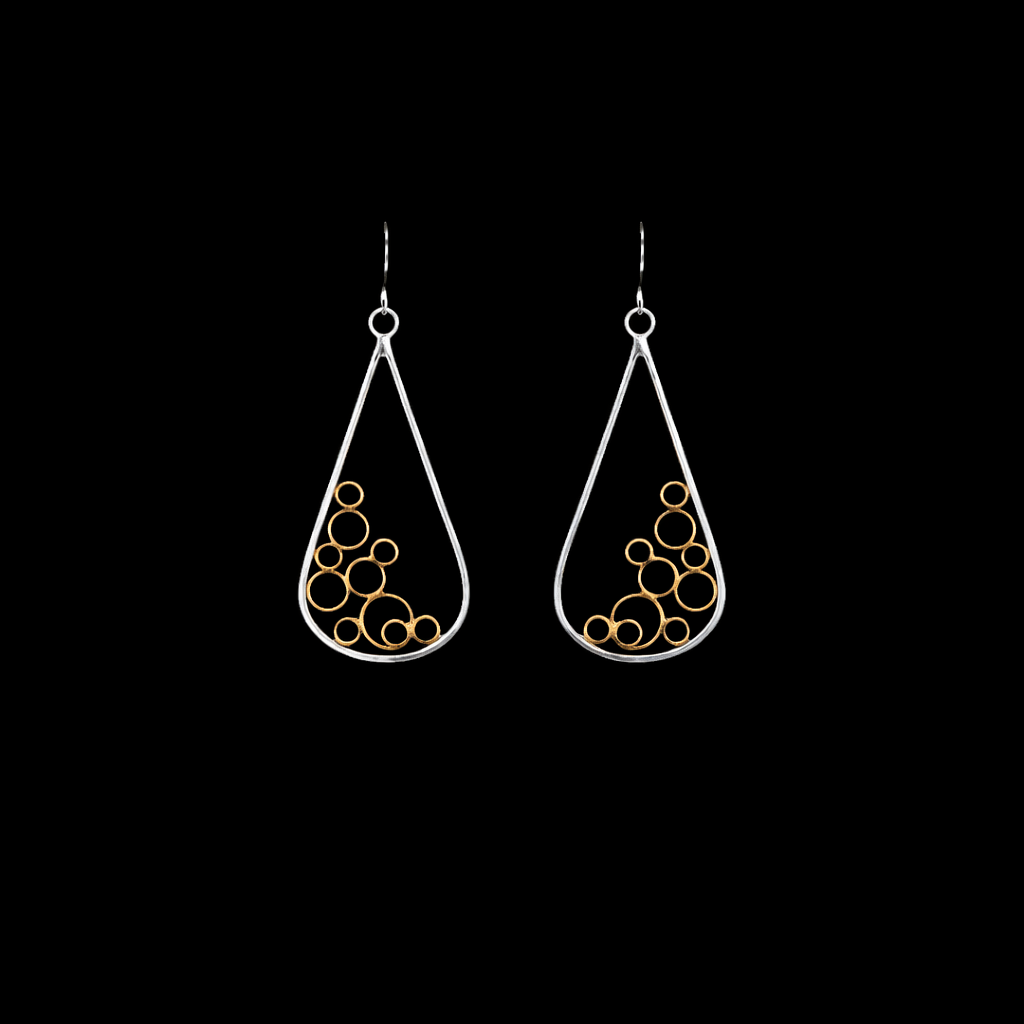 feelings χειροποίητα ασημένια σκουλαρίκια