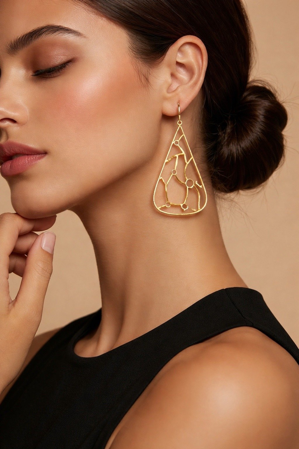 join ασημένια χειροποίητα σκουλαρίκια - Image 2