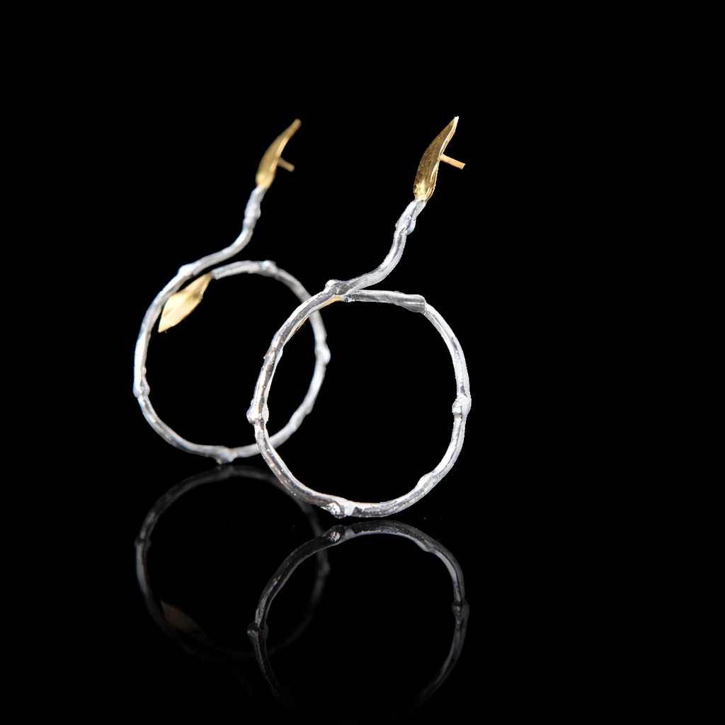 kladi χειροποίητα ασημένια σκουλαρίκια - Image 2