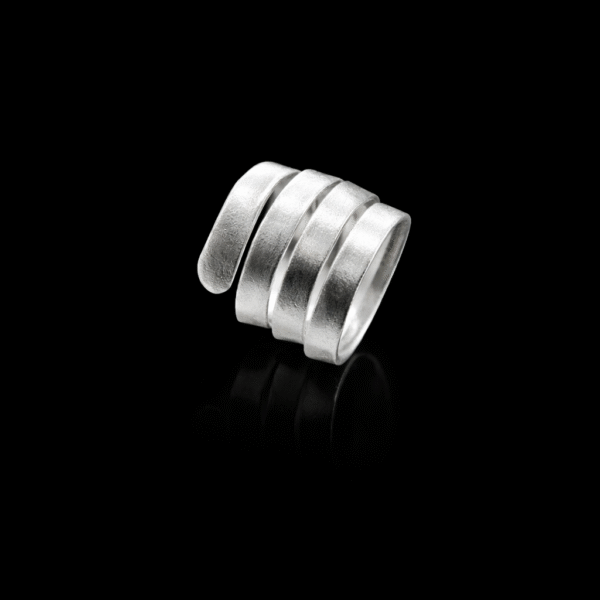 spira ring Χειροποίητο Ασημένιο 925 Δαχτυλίδι