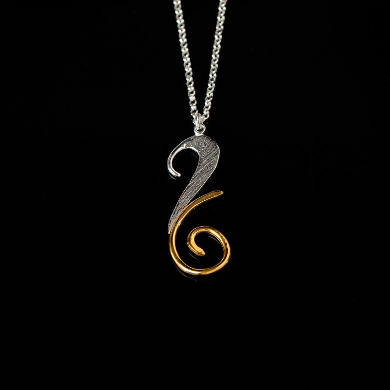 Silver–Gold Spiral 26 — Rebirth Talisman