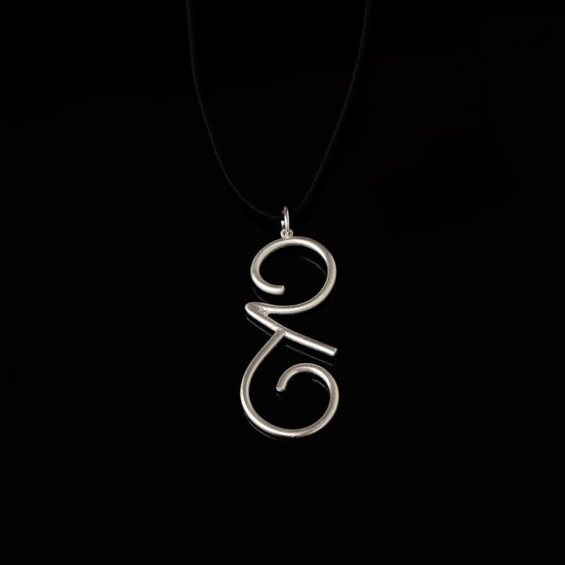 rebirth 26 silver plated pendant