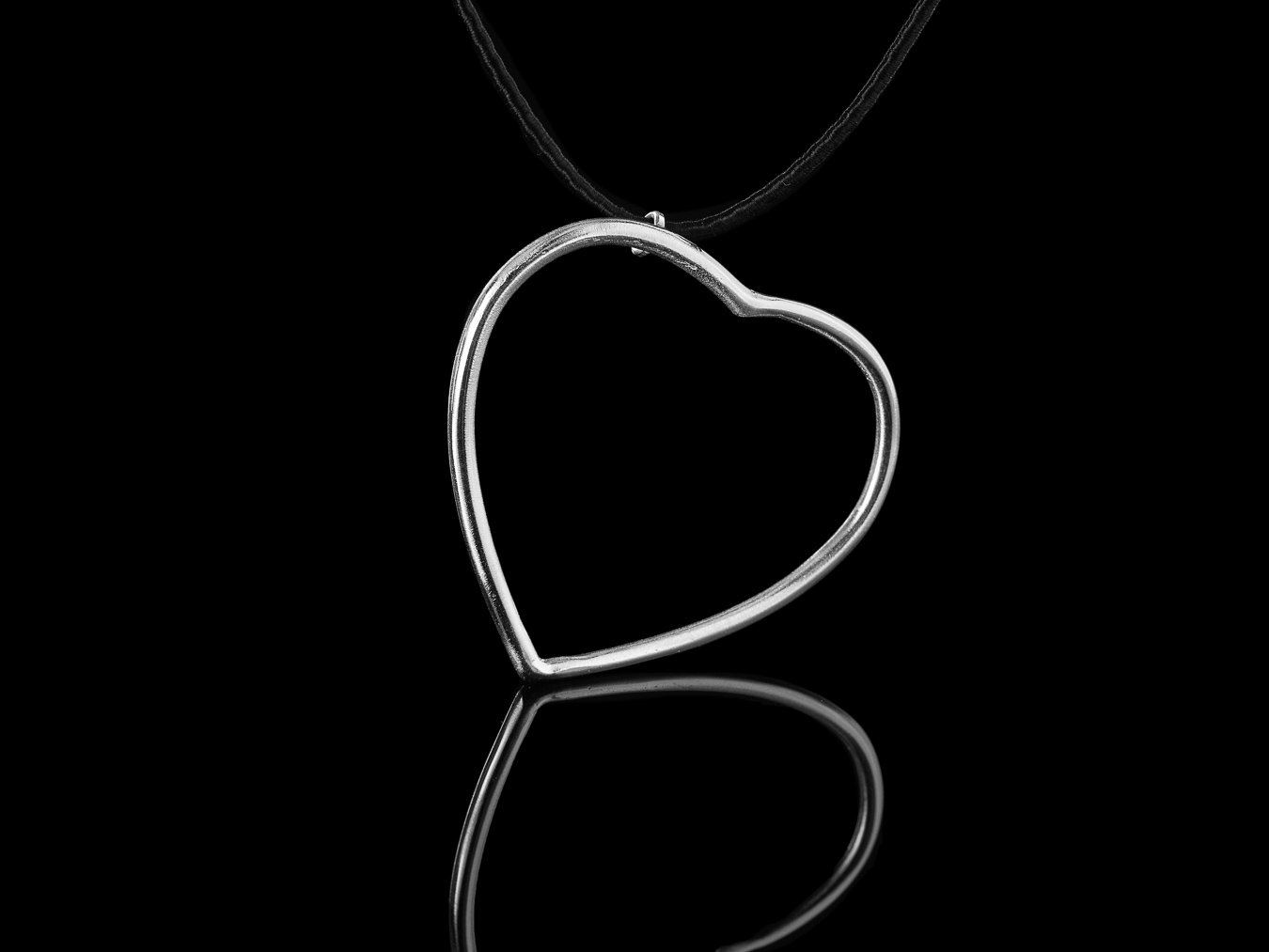 Enso ασημένιο μενταγιόν καρδιά