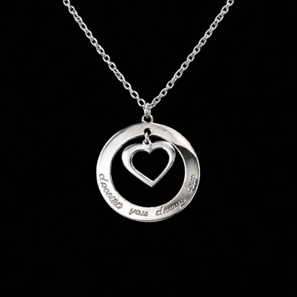 Ασημένιο Μενταγιόν “Choosing You, Always Love”