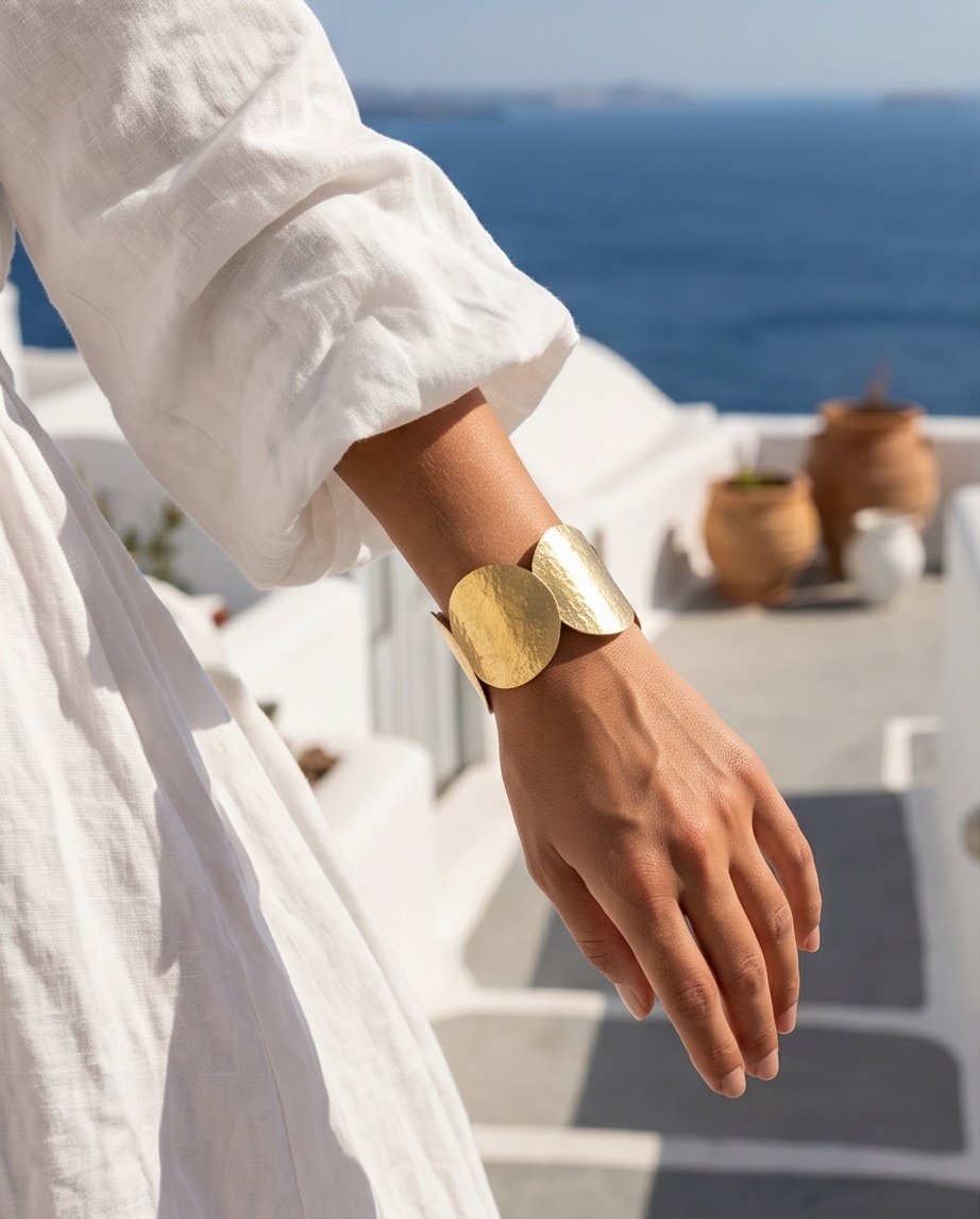 Aurelia Cuff - Statement Βραχιόλι με επιχρύσωση 24k - Image 2