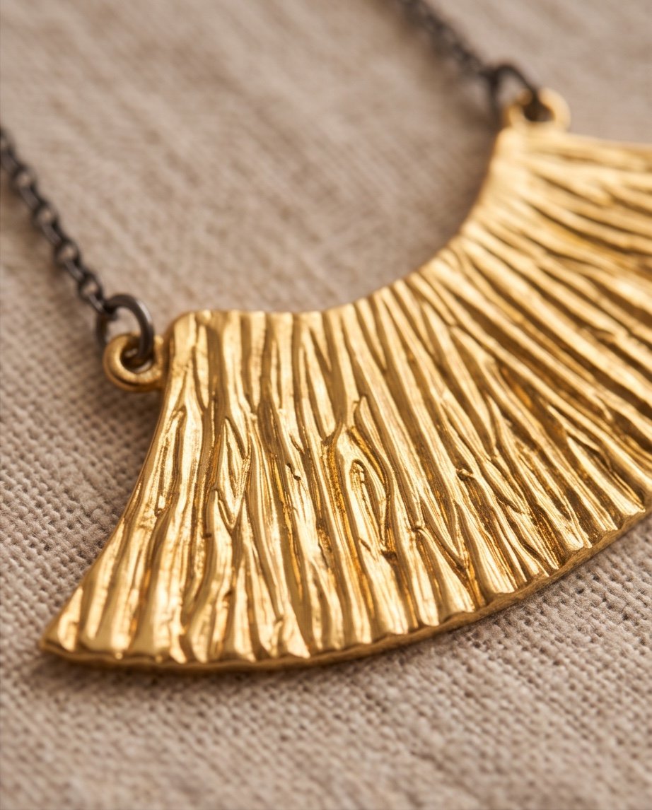 Helia Necklace - Μενταγιόν Από Ασήμι 925 Με Επιχρύσωση - Image 3
